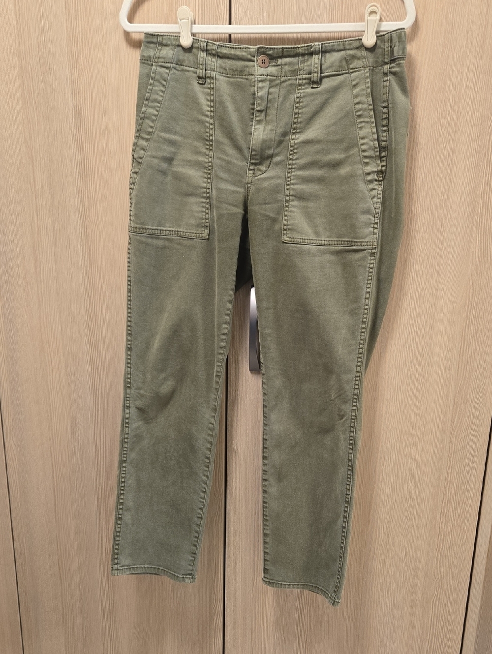 Madewell Olive Utility Chinos